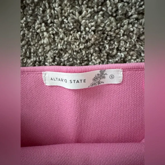 Altard State Pink Ruffle Shirt - Picture 3 of 3